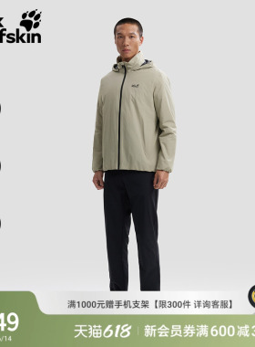 JackWolfskin狼爪新款TEXTOR男士休闲通勤保暖棉服棉衣A66896