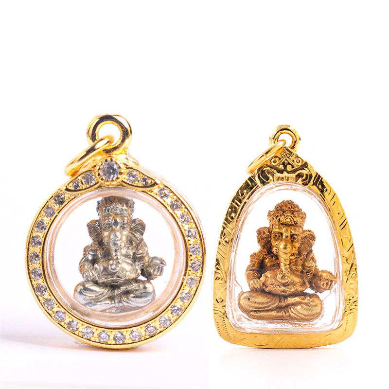 泰国佛牌阿赞楠2556年象神金壳