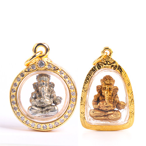 泰国佛牌阿赞楠2556年象神金壳