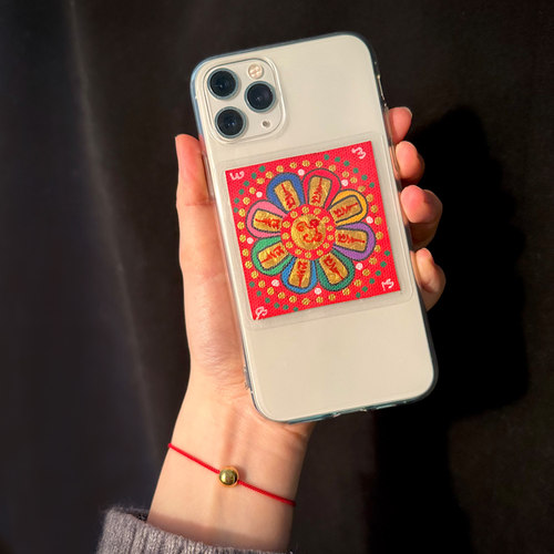 泰国佛牌昭坤天2566红绳金珠戒指