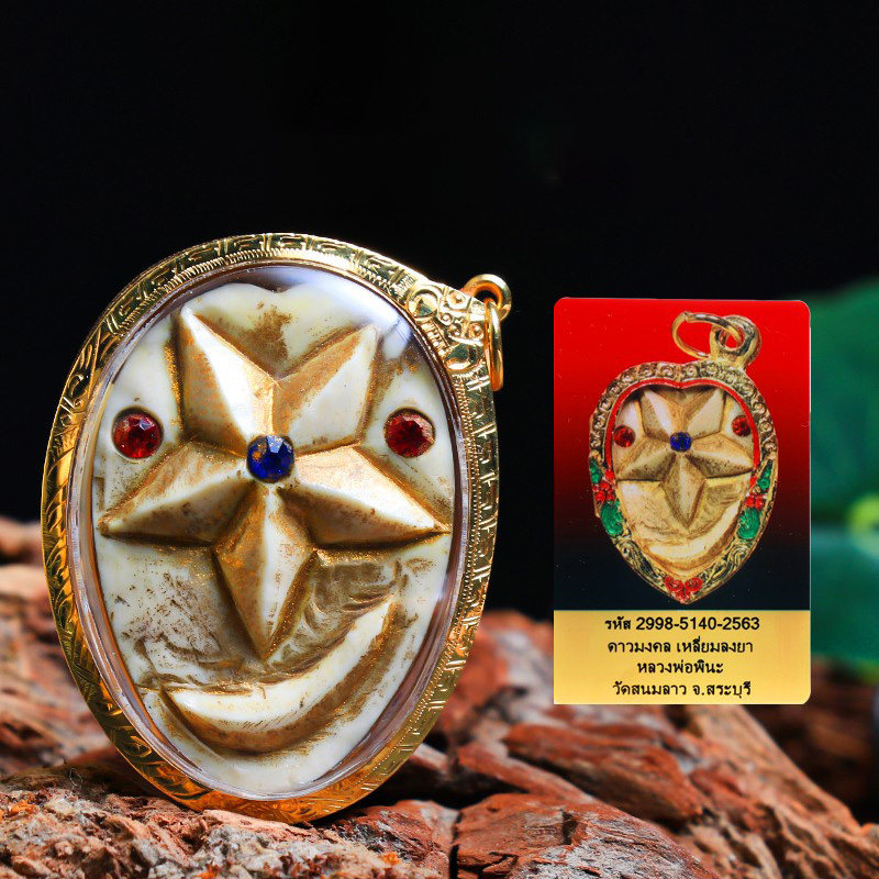 泰国佛牌龙婆碧纳2530年星月牌