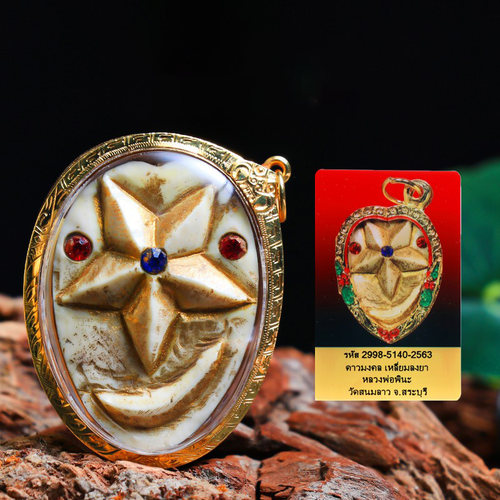 泰国佛牌龙婆碧纳2530年星月牌