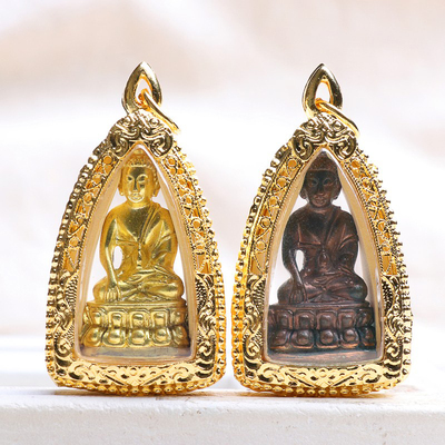 泰国佛牌龙婆培2539年药师佛吊坠