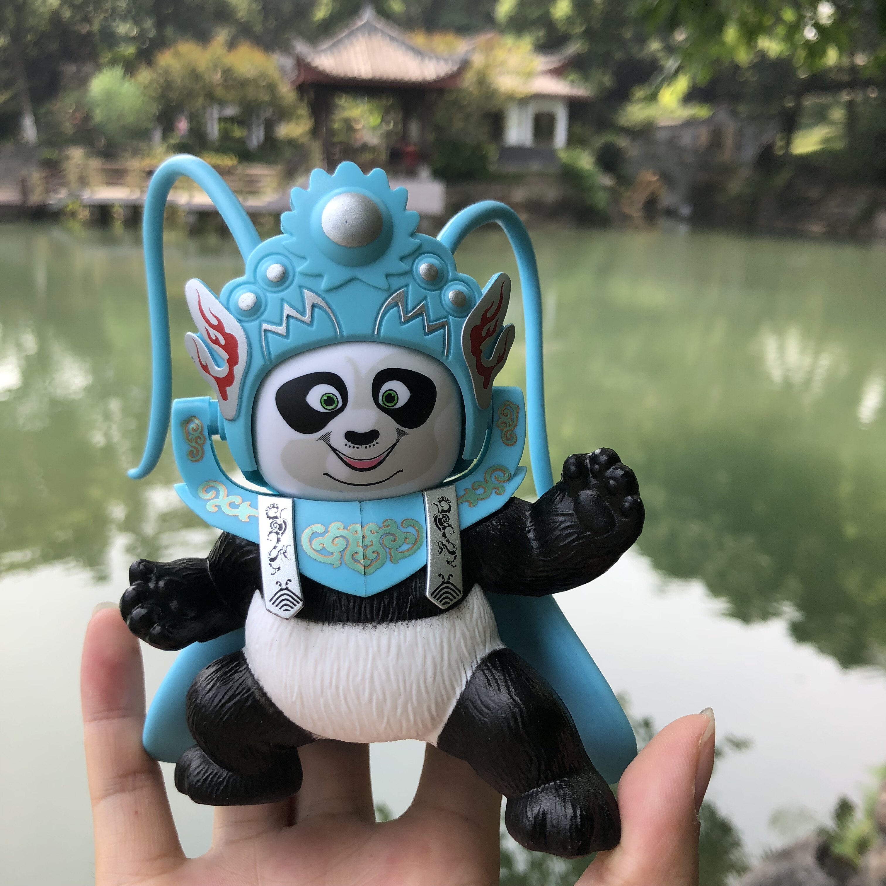 新款变脸娃娃熊猫玩偶 川剧脸谱公仔 戏剧换脸娃娃磨砂款玩具礼品