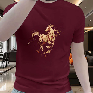 痞帅男女款 美式 体恤 T恤青年ins潮牌街头宽松百搭2026夏季 纯棉短袖