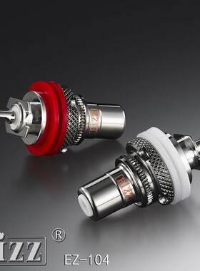 EIZZ莲花母座AV胆机功放RCA插座音频信号端子碲铜镀无镍铑 EZ-104