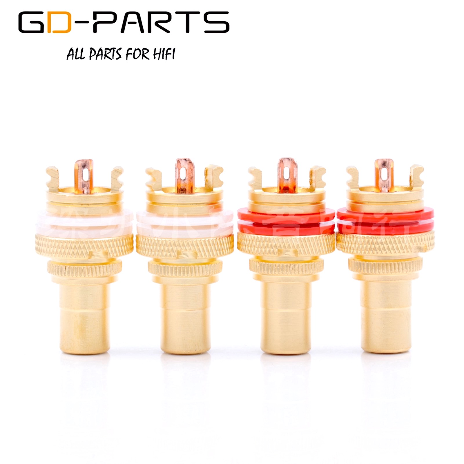 纯铜镀金CD功放母座RCA音频端子