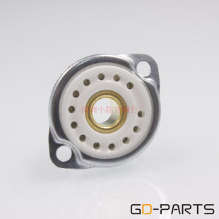 F陶瓷13脚B5092电子管管座QS30 YS30 3辉光管荧光管 GZC13