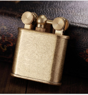 佐罗558打火机黄铜煤油火机德国老式复古战壕古董油棉机抬臂刻字