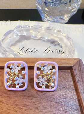 蝴蝶925银针小众LittleDaisy仙气