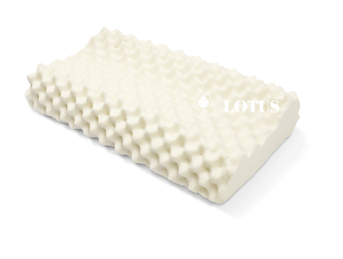 Lotus泰国进口莲花成人乳胶枕按摩枕纯天然护颈枕代购直邮包税