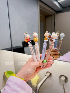 神经手工正品咖啡夜空热化labubu合集可定制三菱胖丁中性笔潮玩礼