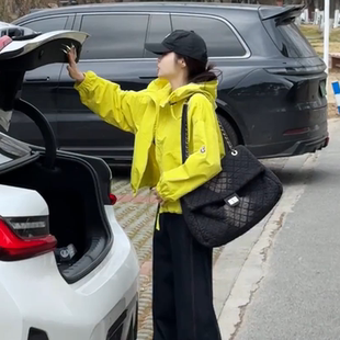 休闲夹克冲锋衣 2025洋派流行小个子韩版 短款 开春连帽外套女新款