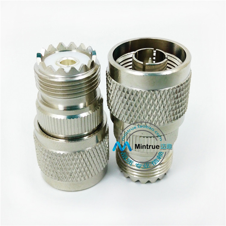 KC901网络分析仪转换头 N/UHF-50JK N公头转UHF母头 射频测试接头