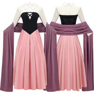 睡美人爱洛公主cosplay公主裙万圣狂欢派对舞台表演服饰