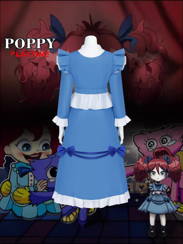 万圣节波比的游戏时间4cosplay 红发女孩poppy playtime舞台表演