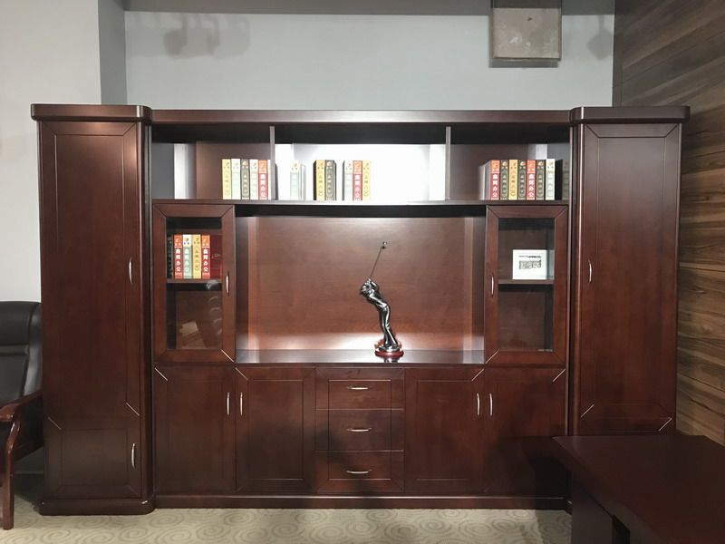 红胡桃色 3.5米文件柜 带装饰层衣柜实木书柜 办公书柜 书橱C9335,商业/办公家具,文件柜,淘宝优惠券,粉丝福利购,淘宝优惠卷