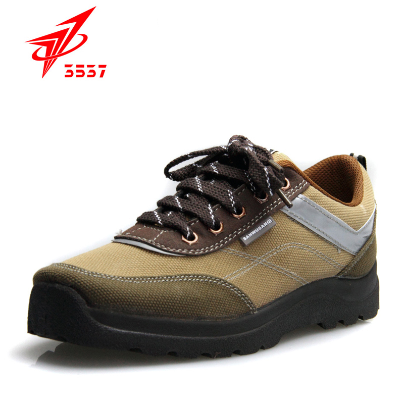 3537透气帆布运动户外解放鞋