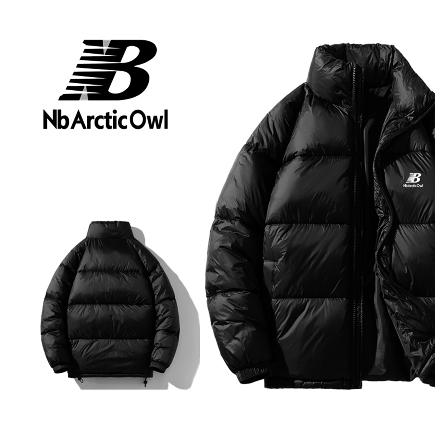 棉服冬季男款潮加厚短款高领棉衣