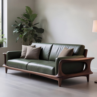 蒲氏家居新中式黑胡桃木