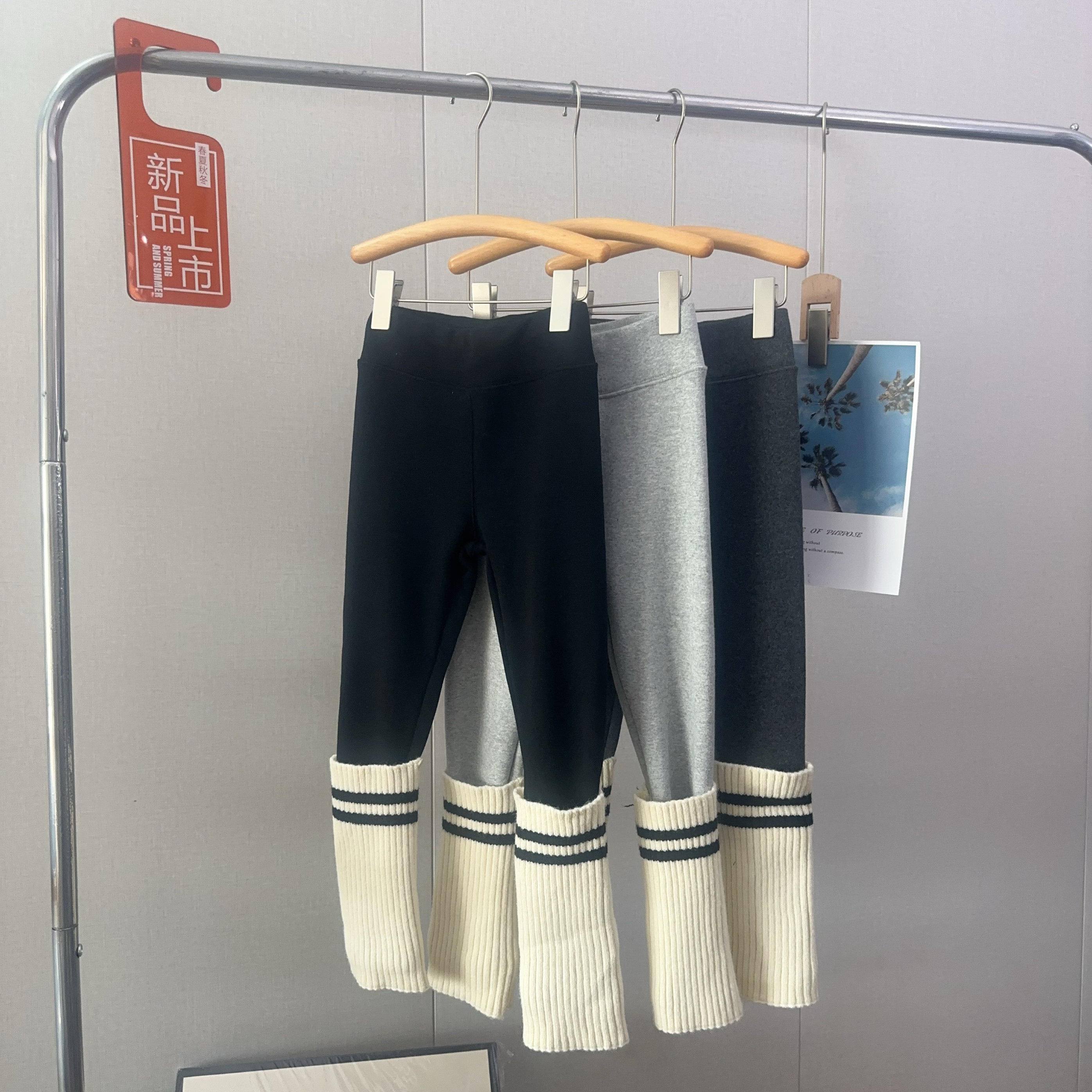 童乐鱼2024冬一体厚绒打底裤女童休闲配袜套洋气紧身裤铅笔裤8283,童装/婴儿装/亲子装,裤子,淘宝优惠券,粉丝福利购,淘宝优惠卷