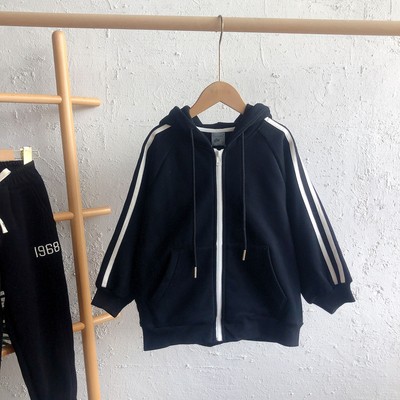 冬款牛哆哆一体绒休闲连帽外套