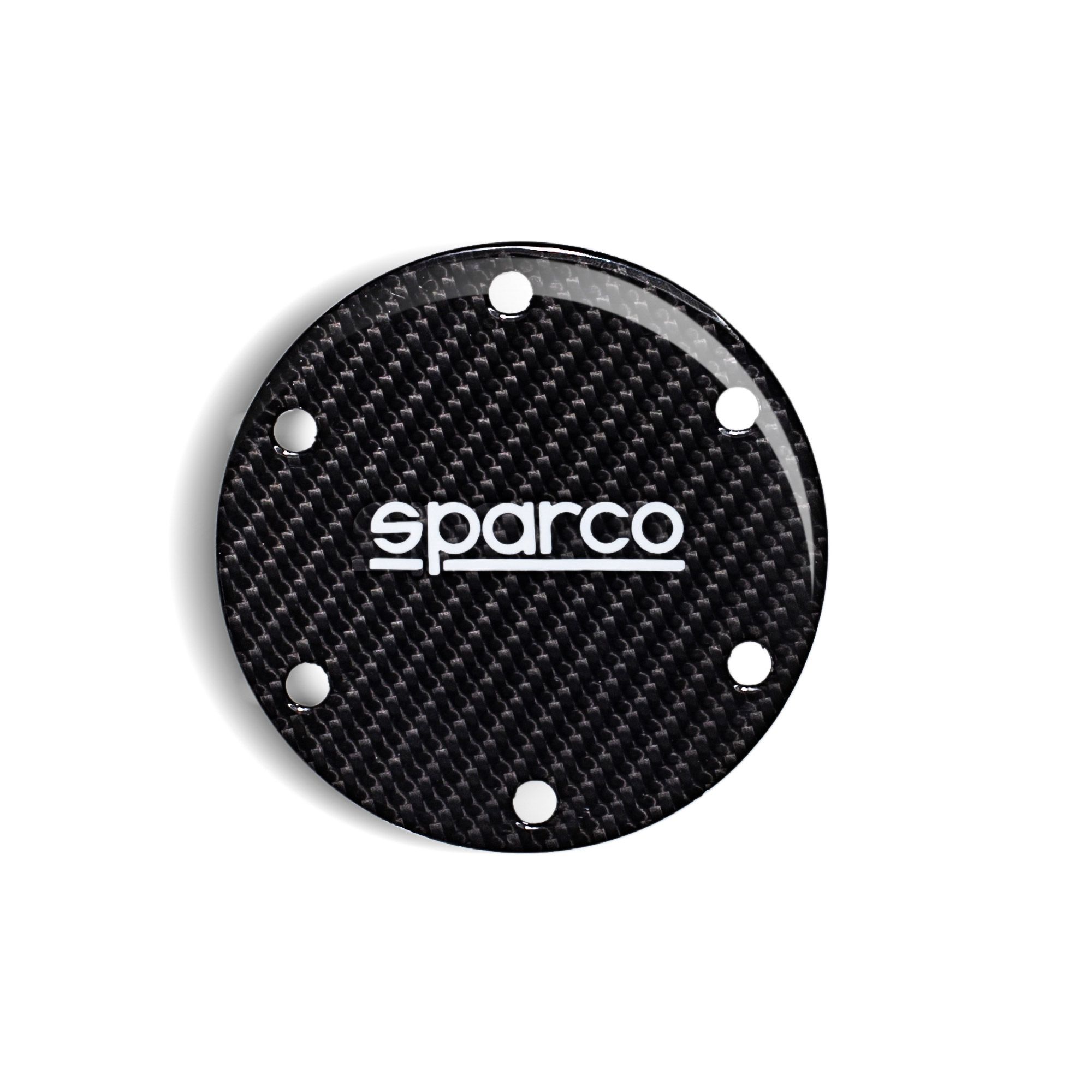 斯巴科赛车SPARCO赛车方向盘喇叭替换盖碳纤维意大利进口