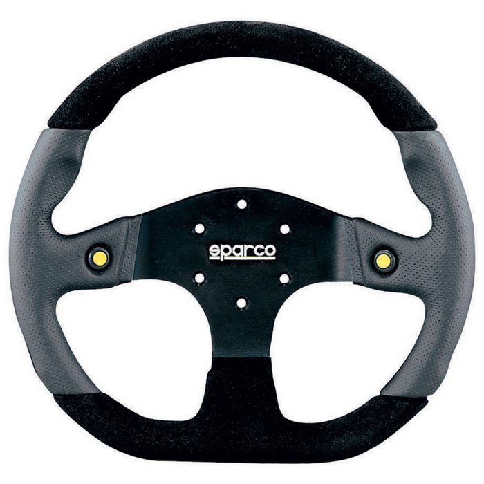 斯巴科赛车SPARCO汽车改装方向盘L999通用意大利进口真品配件黑灰