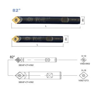 NINE9 车铣万用钻82度99619-V82-3/8