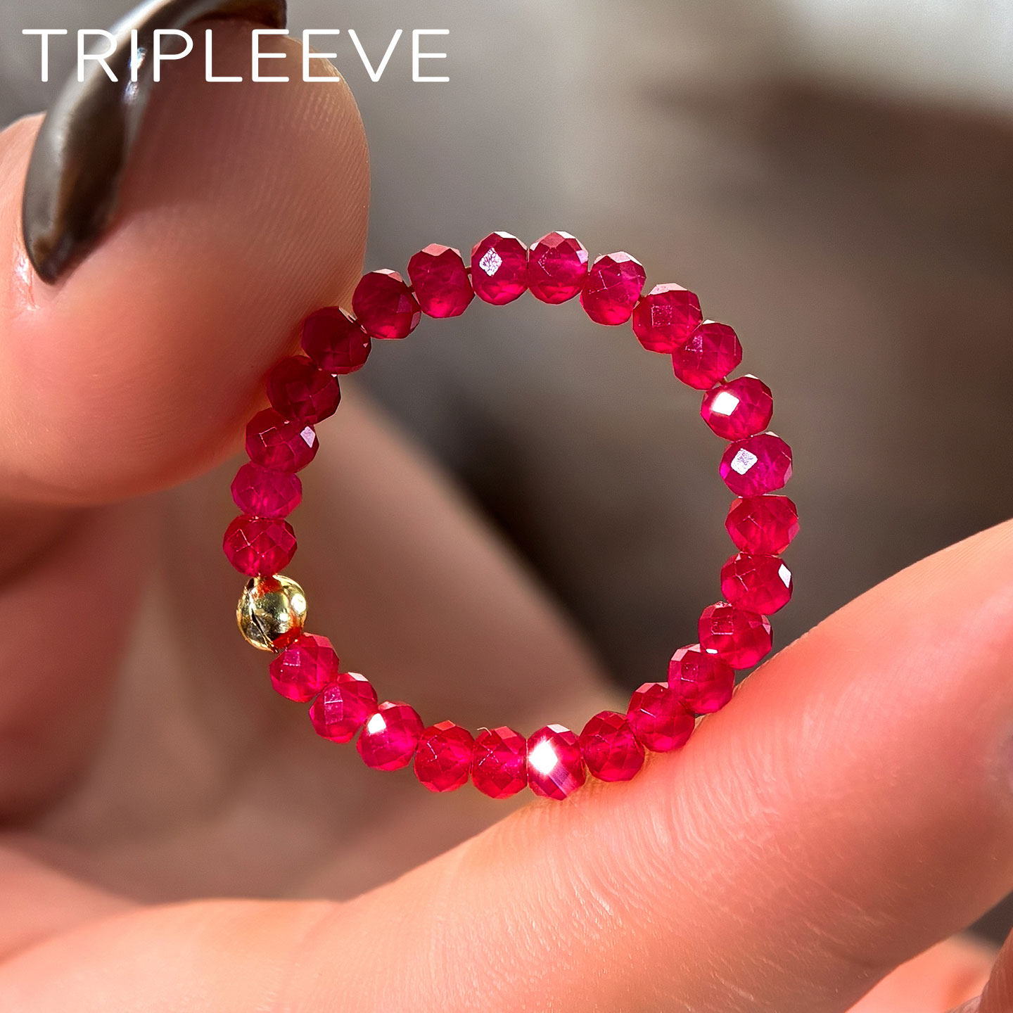 实验室培育红宝石戒指切面爆闪串珠新年鸽血红戒指不掉色极细红绳,饰品/流行首饰/时尚饰品新,戒指/指环,淘宝优惠券,粉丝福利购,淘宝优惠卷