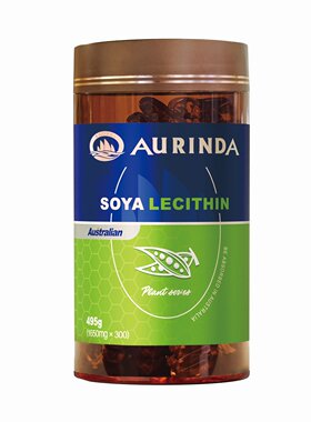澳琳达澳洲原装进口大豆磷脂1650mg*300粒 鱼油好搭档