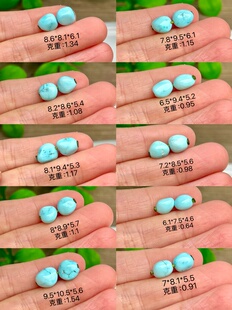 天然原矿绿松石高瓷精工特色蓝绿随形多样性手串手链手串配珠