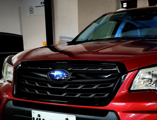 鬼面罩中网全黑水箱罩 19斯巴鲁森林人Forester美规原厂款 台产