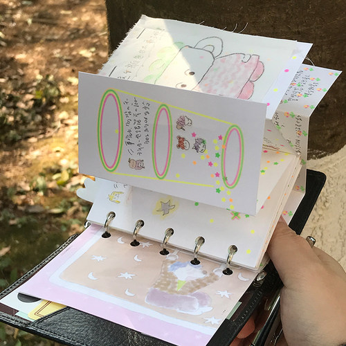 M5荧光三折页 / 5张每包 8款折页 allin各2张