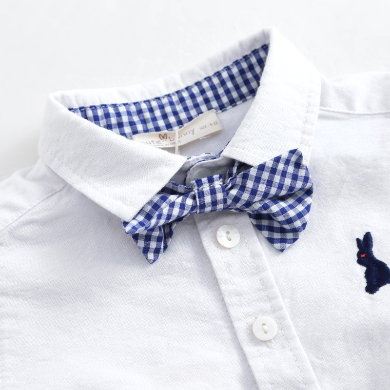 Chemise garcon CUTE BUNNY à manche longue - Ref 2081785 Image 3
