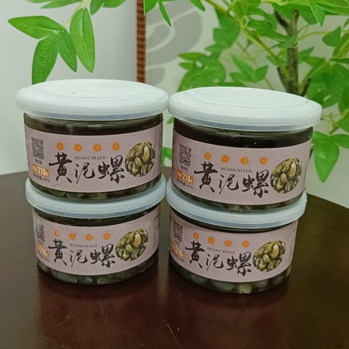 舟山特产调味黄泥螺醉泥螺即食海鲜熟食下饭菜210克（含水）x4罐