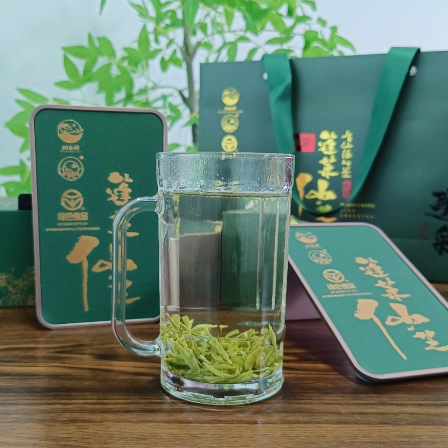 舟山岱山特产蓬莱仙芝茶叶绿茶明前茶2026年头采125克x2罐礼盒装