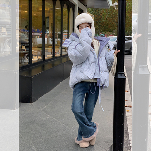 【花仙子】西西家女童2025冬新款碎花羽绒服儿童保暖外套JX25615