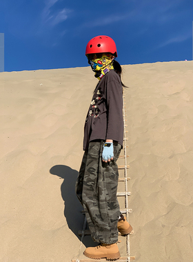 西妈强推2026春季新款亲子迷彩裤JX466