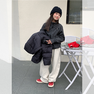 【C位】西西家女童2025冬款双面德绒外套儿童休闲百搭上衣JX9004