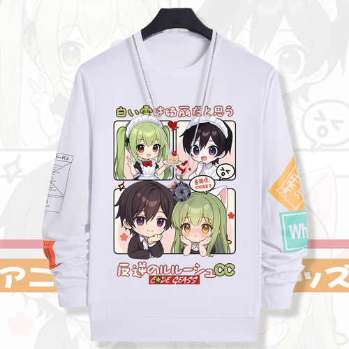 叛逆的鲁鲁修CC鲁路修衣服男二次元动漫周边长袖t恤cos服痛衣秋冬