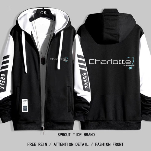 key社Charlotte友利奈绪衣服动漫周边二次元开衫外套连帽卫衣痛衣