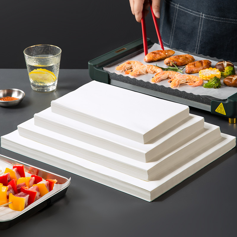 42克加厚烧烤纸烤肉纸烤盘纸长方形吸油纸烤箱不粘纸多尺寸多规格