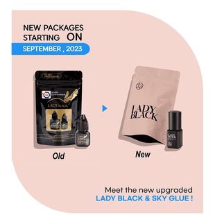 LADY Black Glue 嫁接睫毛胶水种植睫毛胶速干牢固性强5g KC认证