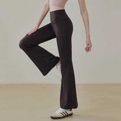 微喇叭瑜伽裤lulu同款平替长裤