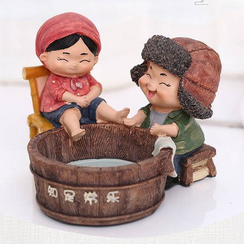 知足常乐烟灰缸家用客厅办公室防飞灰创意轻奢可爱送男友生日礼物