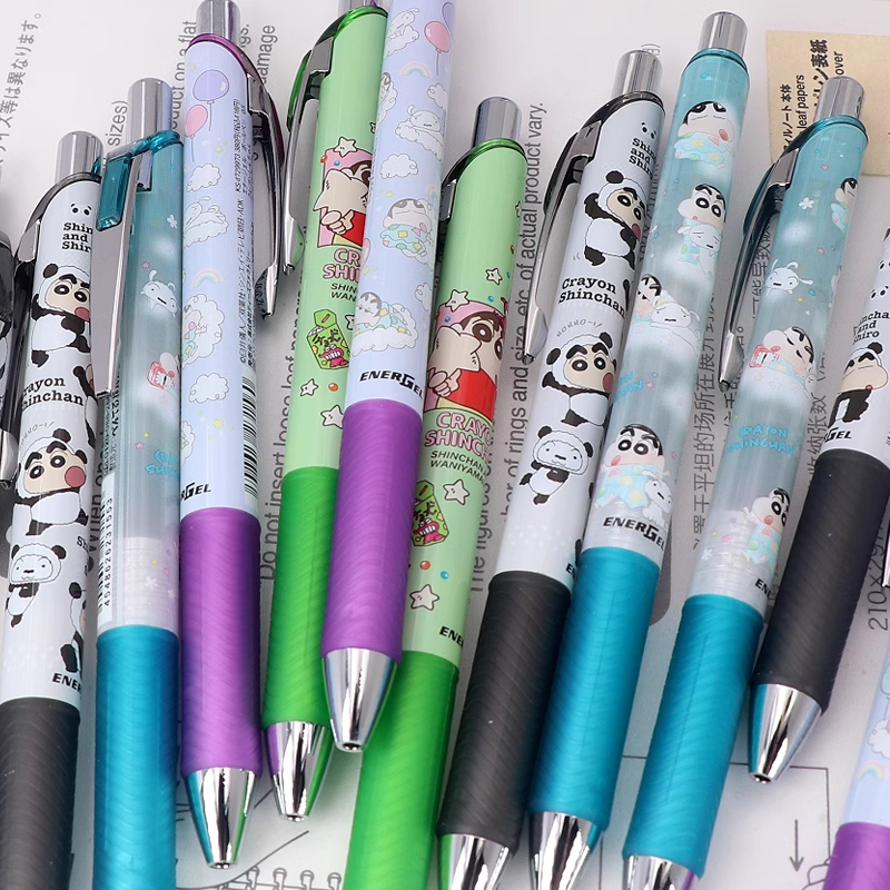 pentel派通蜡笔小新限定中性笔