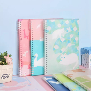 日本锦宫KINGJIM宫下和联名系列限定轻薄活页本不硌手可拆卸B5