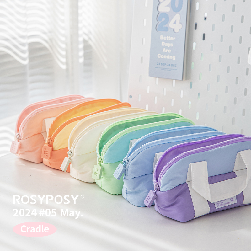 柔设Rosyposy充棉大容量文具袋