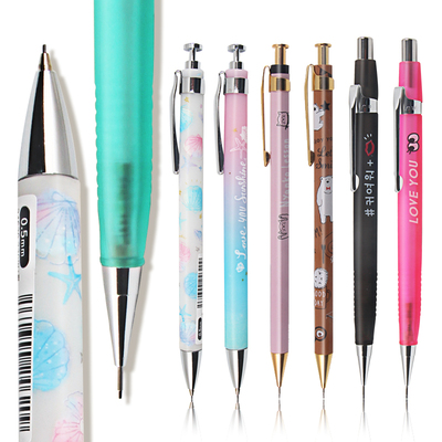 日本q-lia卡通学生按压式铅笔